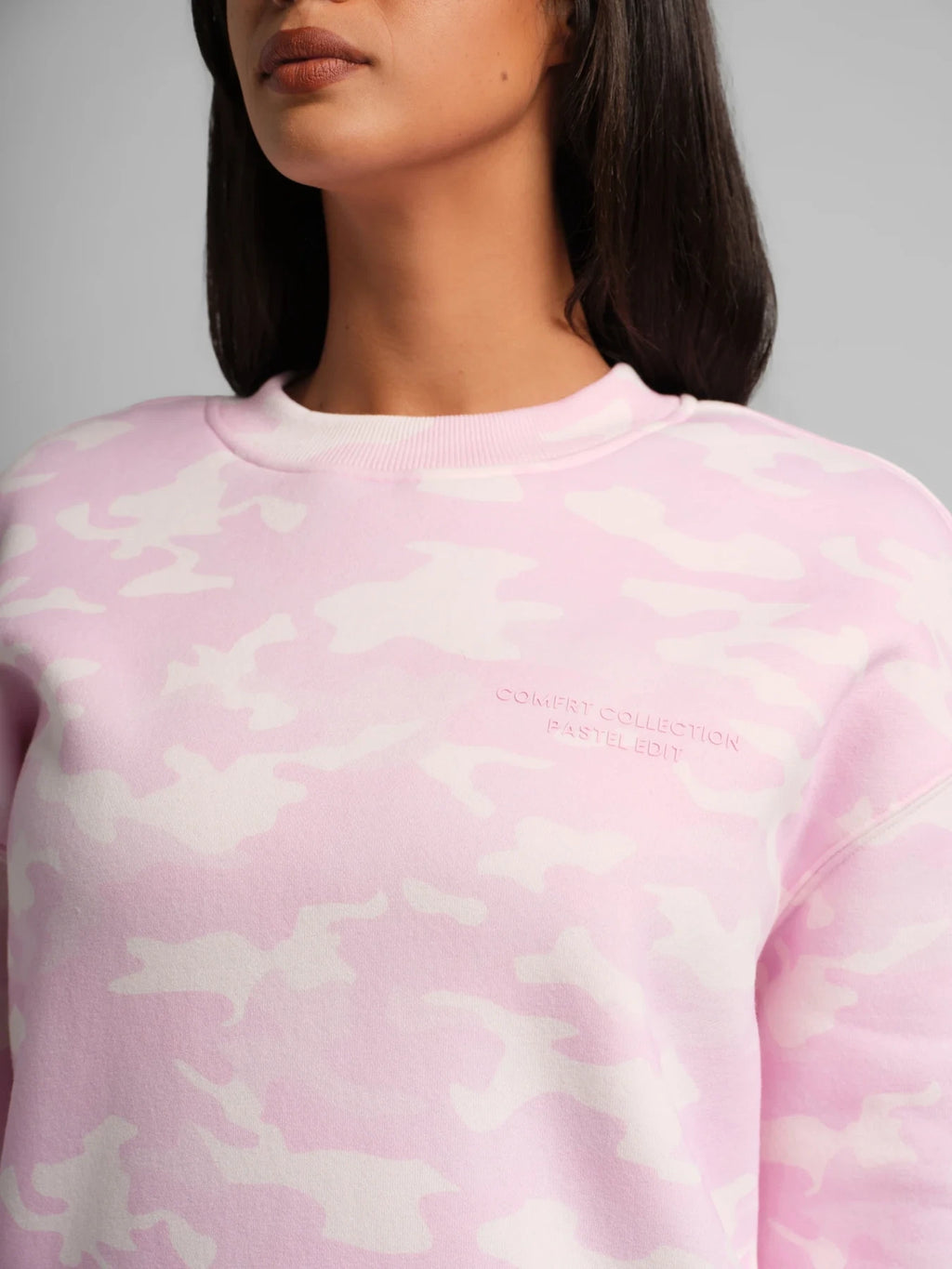 Crewneck Sweatshirt - Pastel Camo
