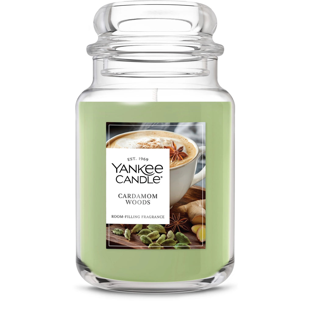 Large Jar Scented Candle - Spiced Woods
