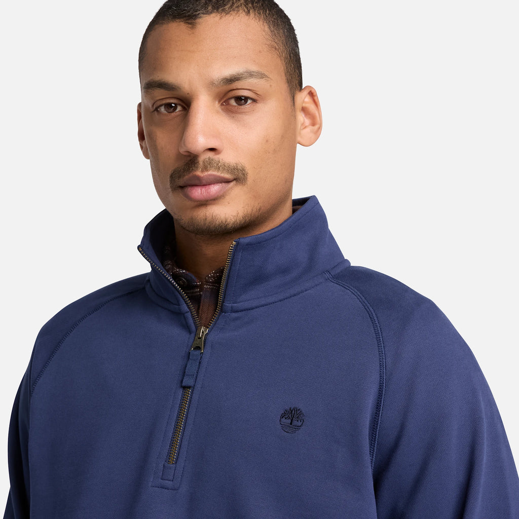 Men's Embroidered Quarter-Zip Sweatshirt
