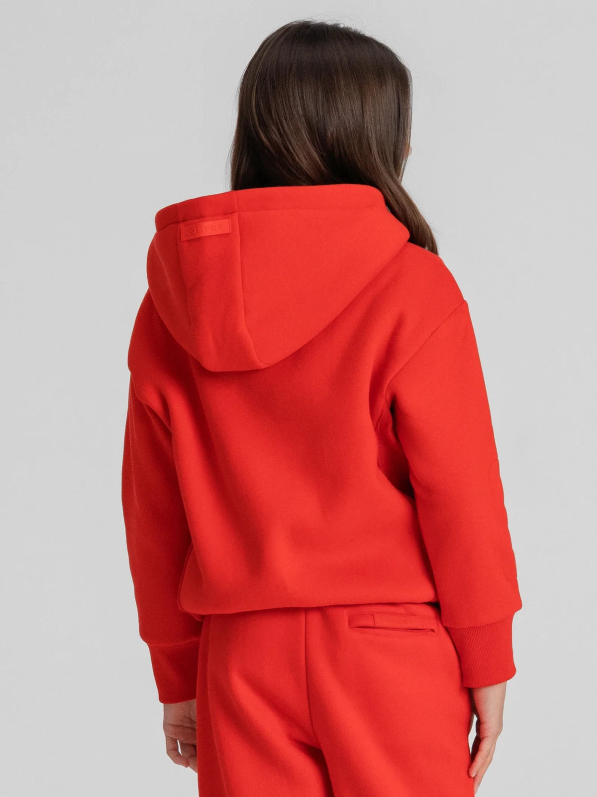 Kids Travel Hoodie - Crimson