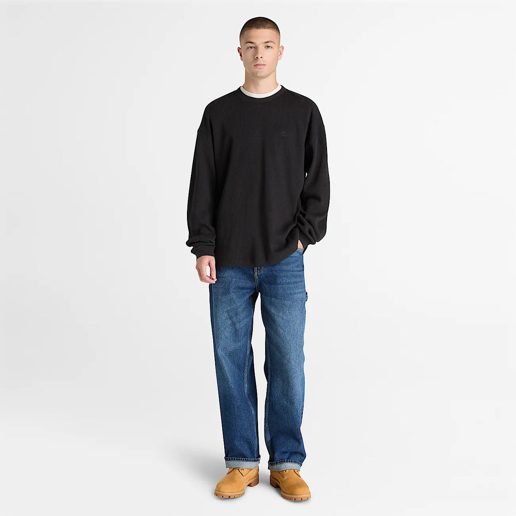 Men's Heavyweight Waffle Long-Sleeve T-Shirt
