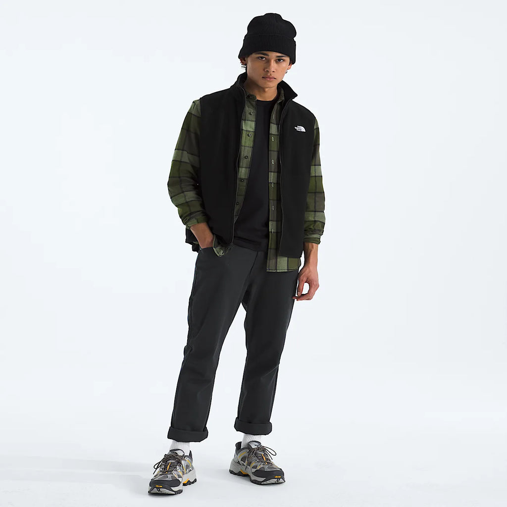 Men's Full-Zip Fleece Vest - Black