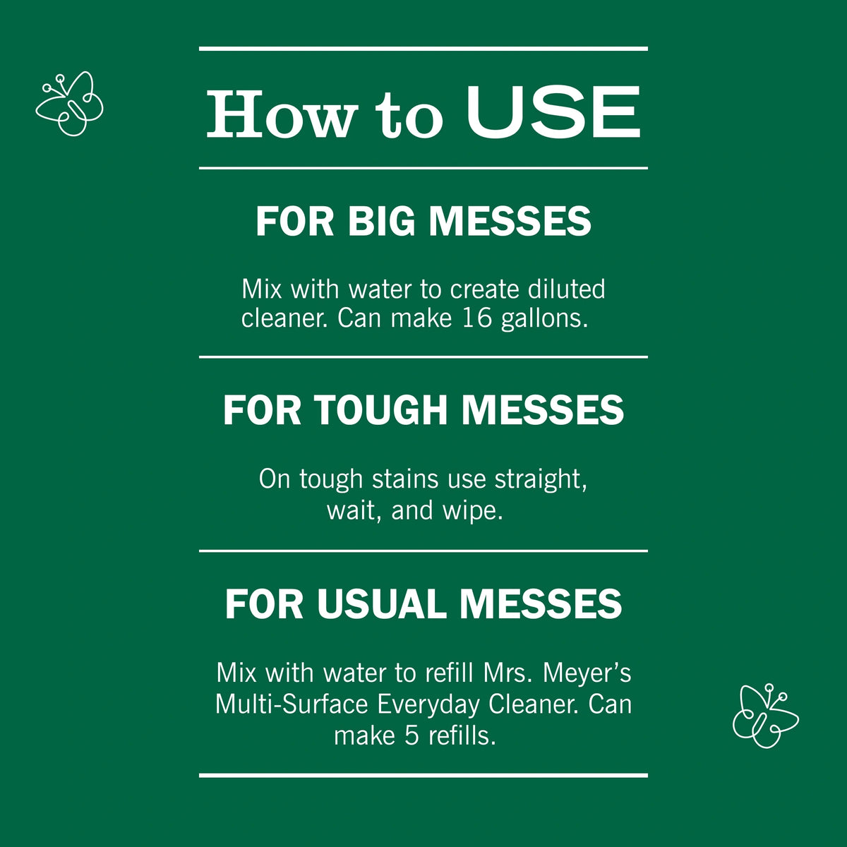 Multi-Surface Cleaner Concentrate - Rain Water