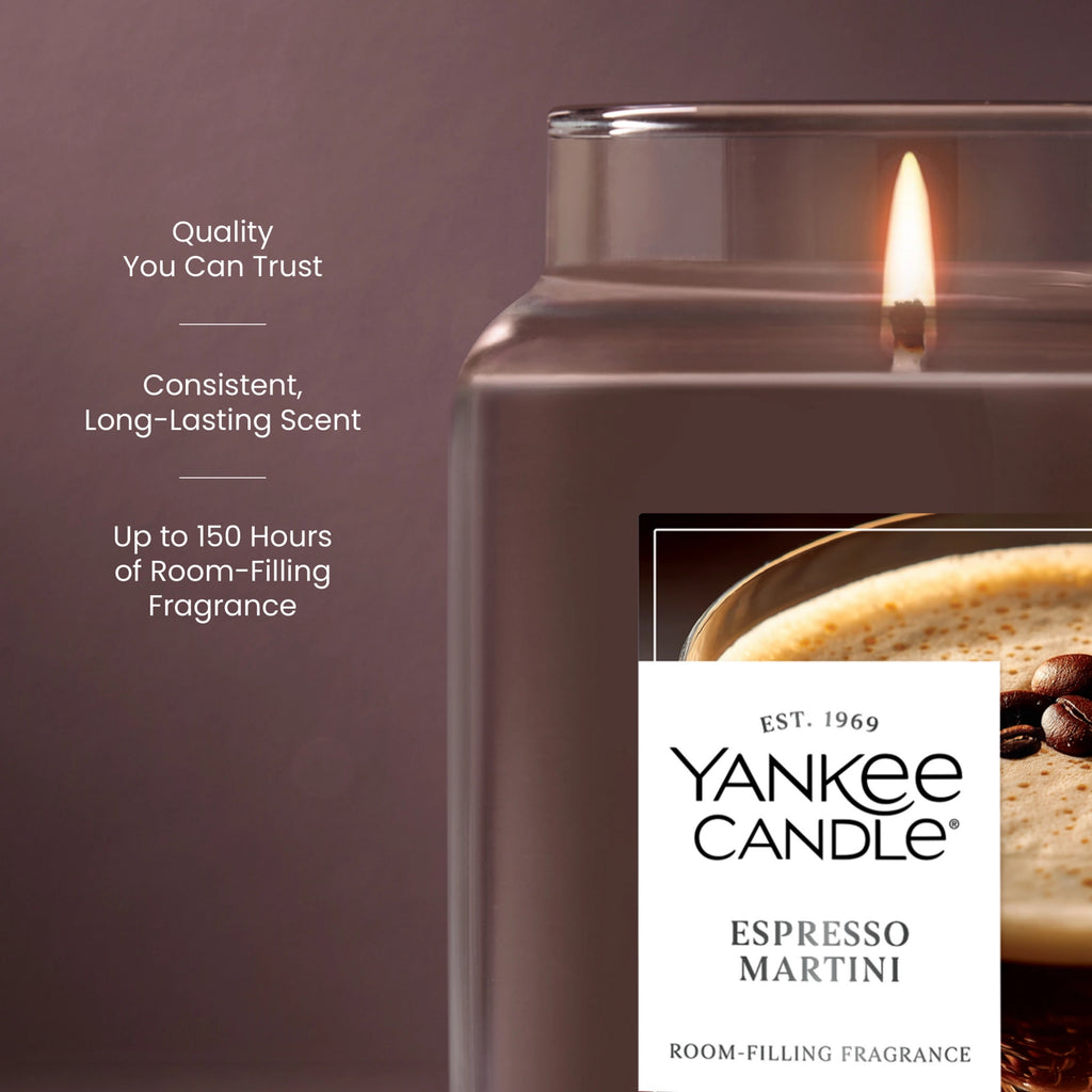 Large Coffee Scented Jar Candle