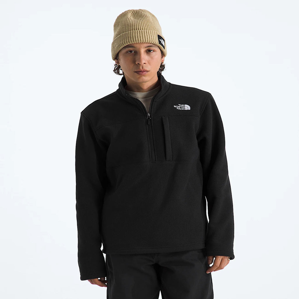 Men's Quarter-Zip Fleece Pullover - Black