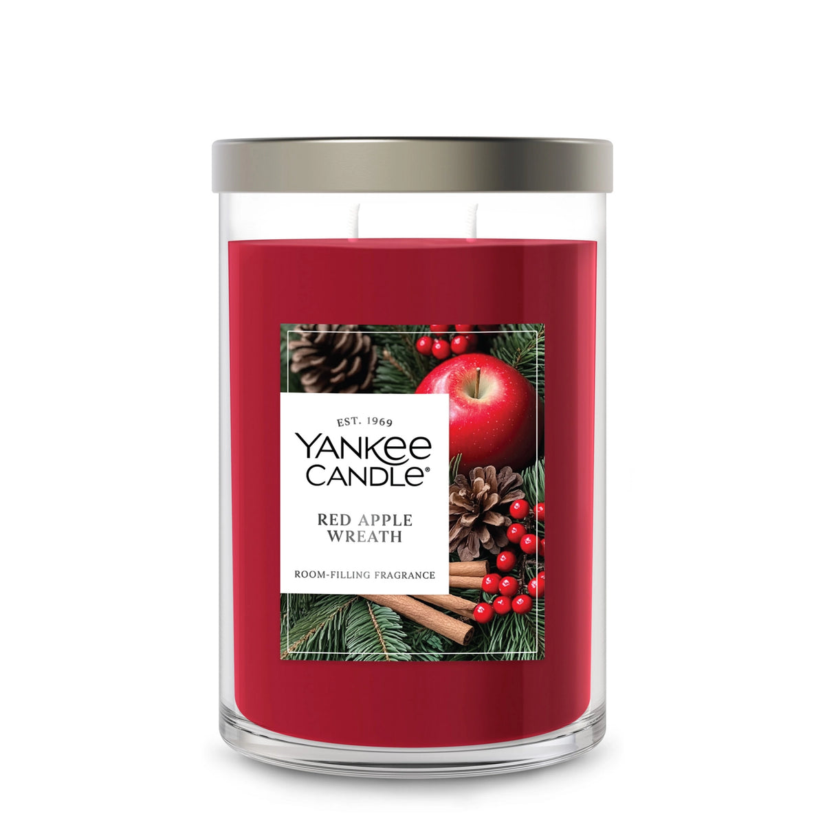 Large Tumbler Candle - Red Apple