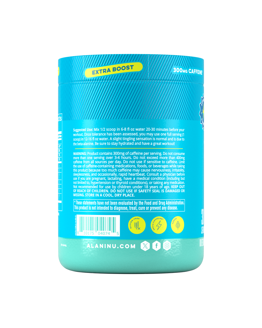 Pre-Workout Powder - Blue Raspberry
