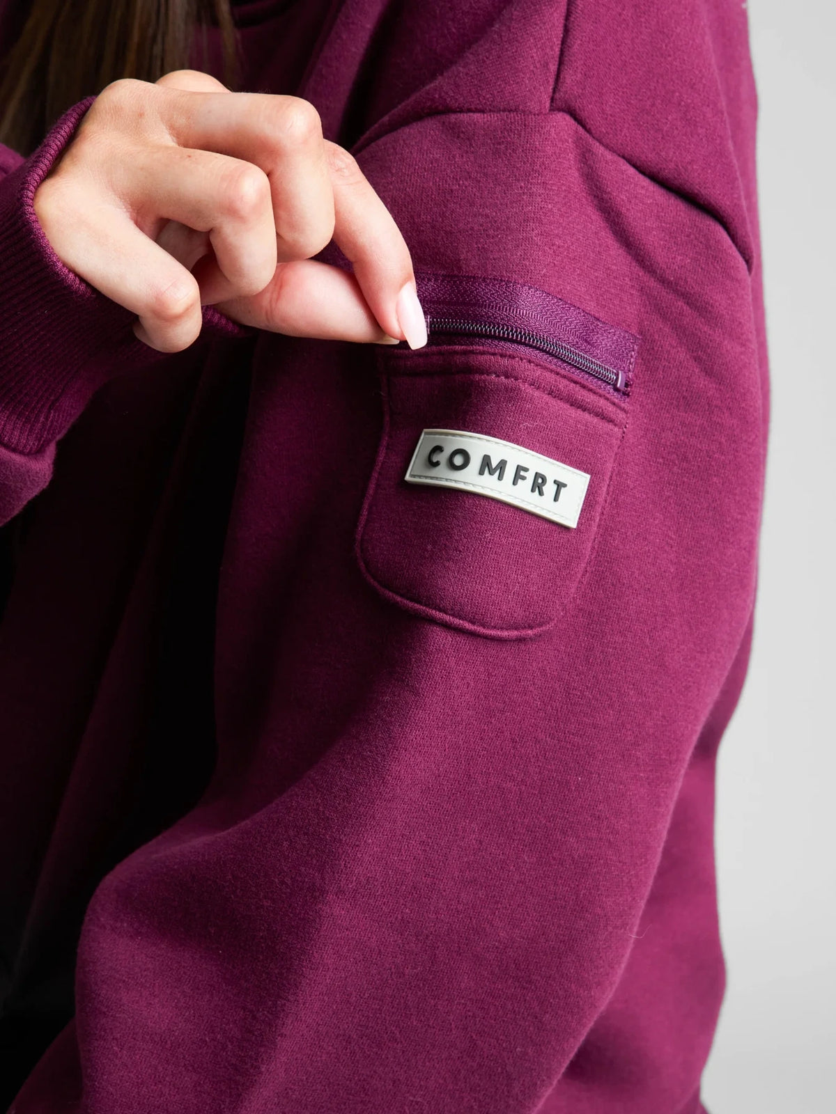 Pullover Hoodie - Plum