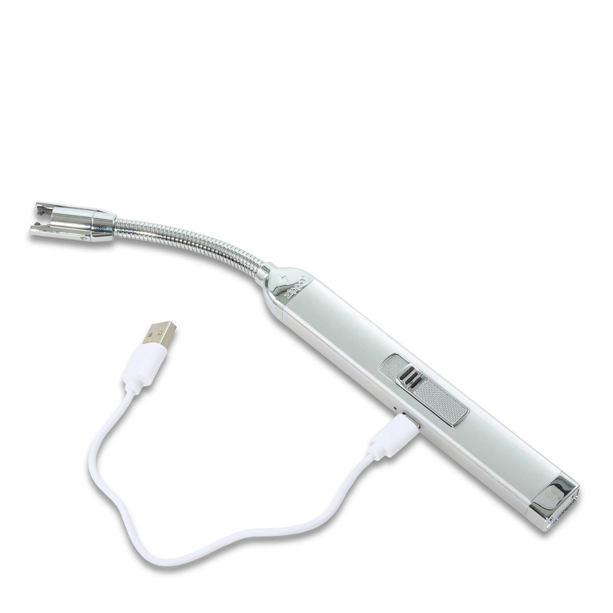 Rechargeable Silver Candle Lighter