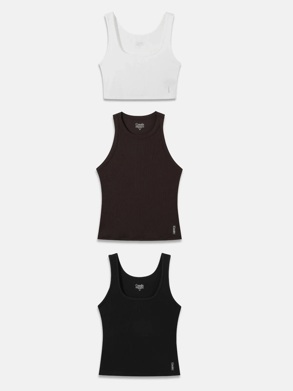 Ribbed Tank Top 3-Pack