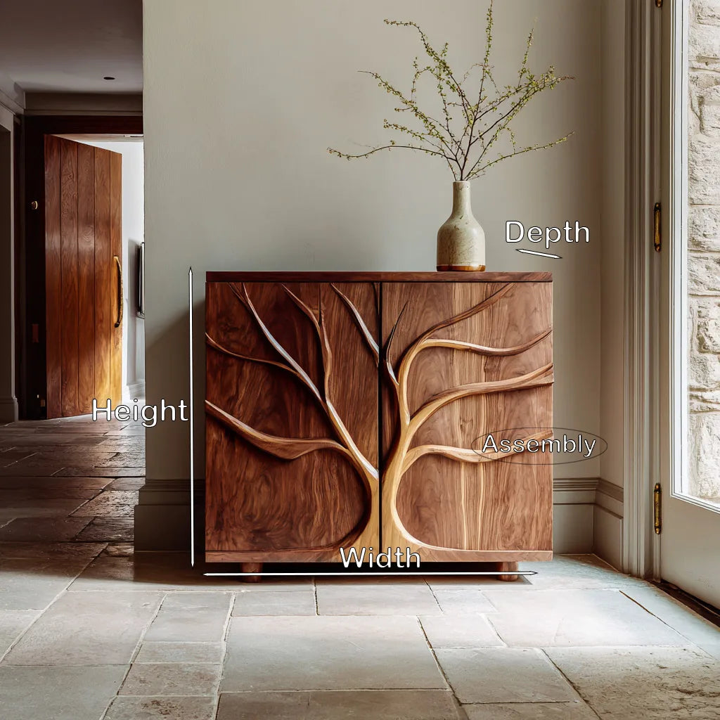 Modern Branch Relief Cabinet For Hallway
