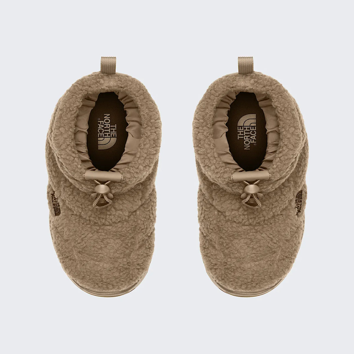 Fleece Chukka Slipper Boots - Brown