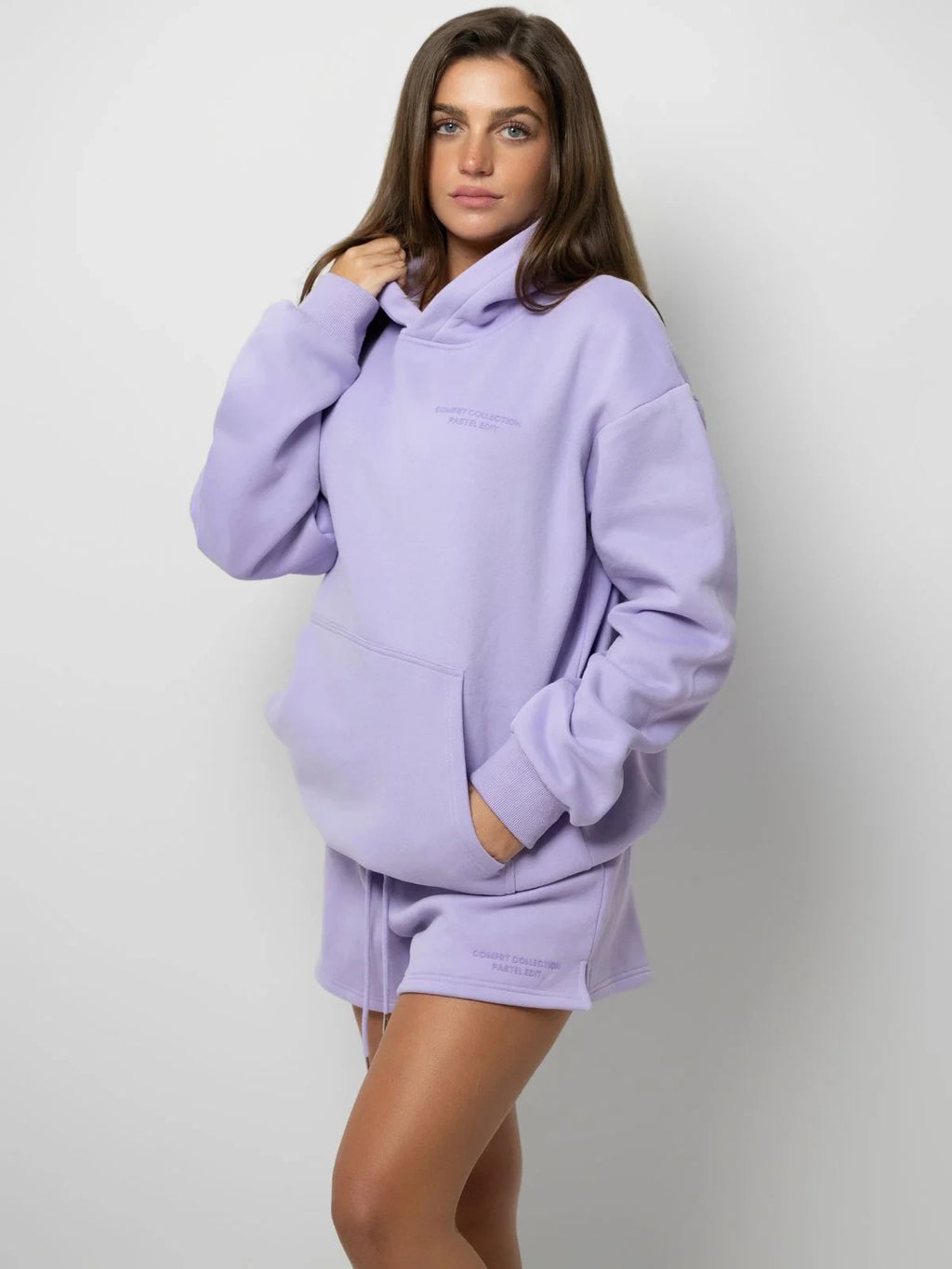 Pastel Lounge Shorts - Baby Blue