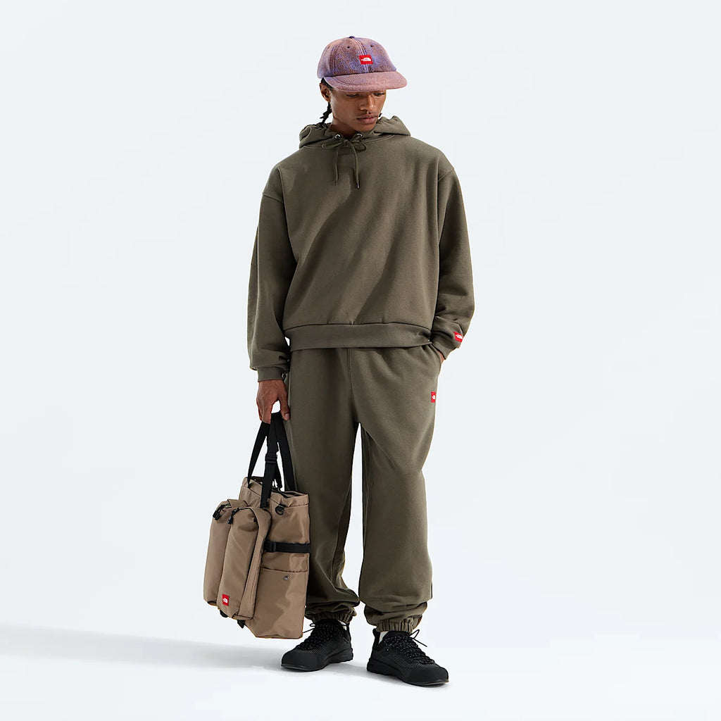 Unisex Graphic Pullover Hoodie - Taupe Green