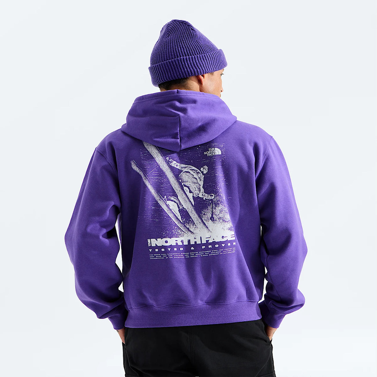 Unisex Relaxed-Fit Hoodie - Purple
