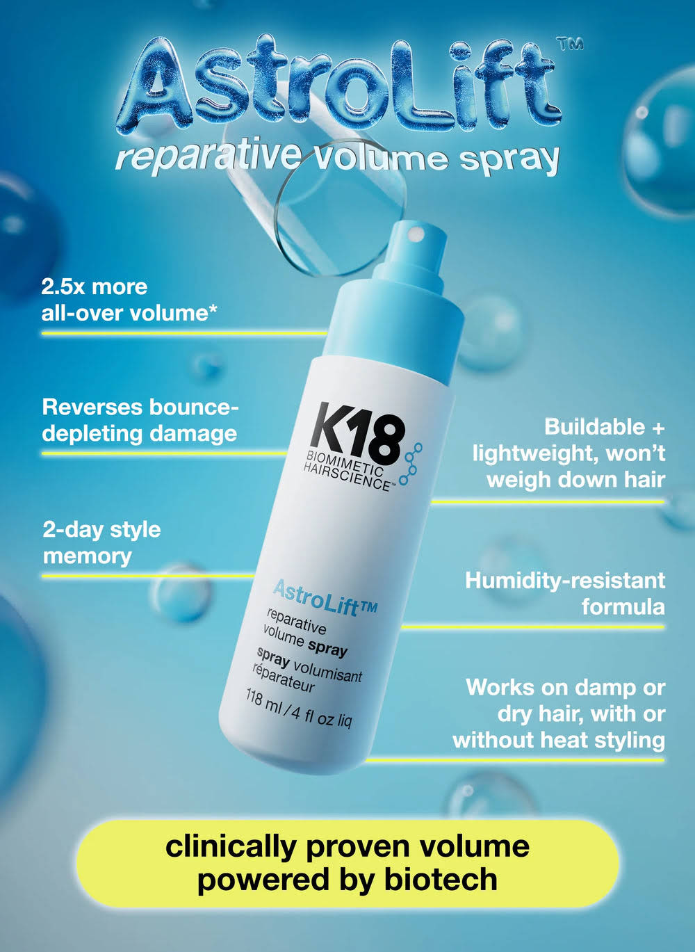 Lightweight Volumizing Hair Spray - 4 oz