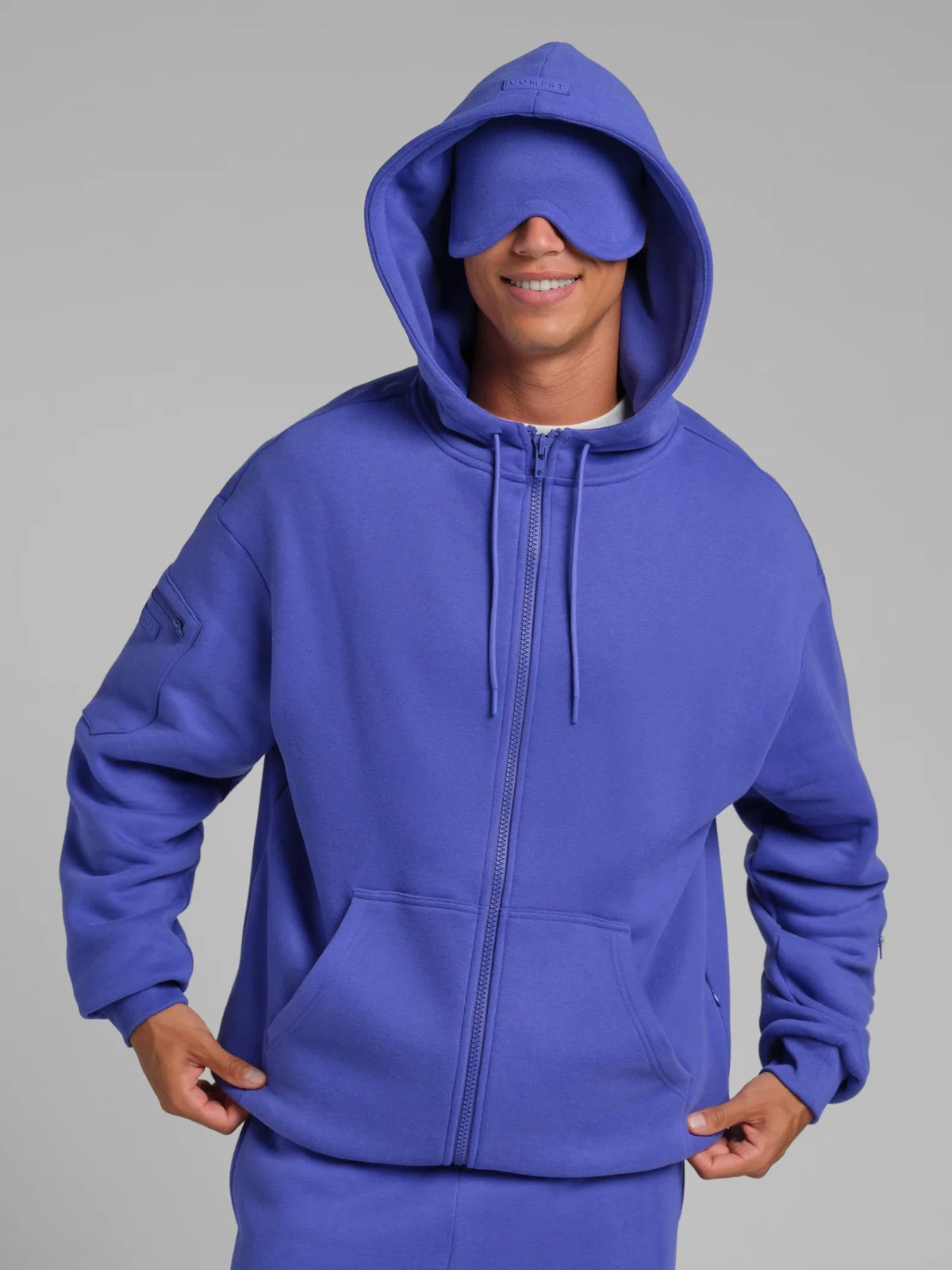 Full-Zip Travel Hoodie - Ultra Violet