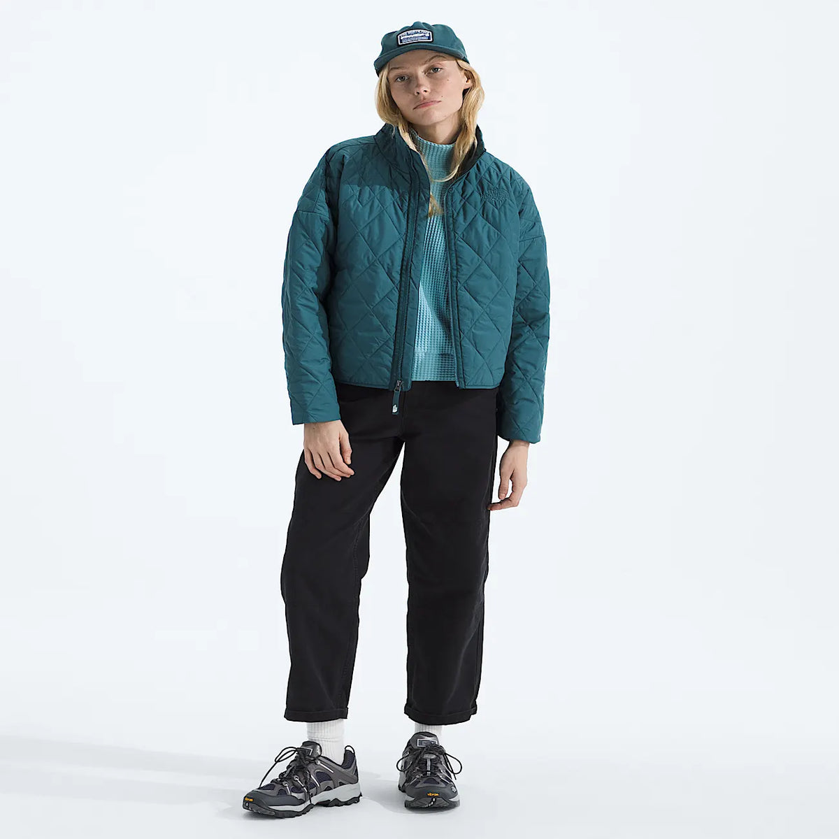 Women's Insulated Hiking Jacket - Blue