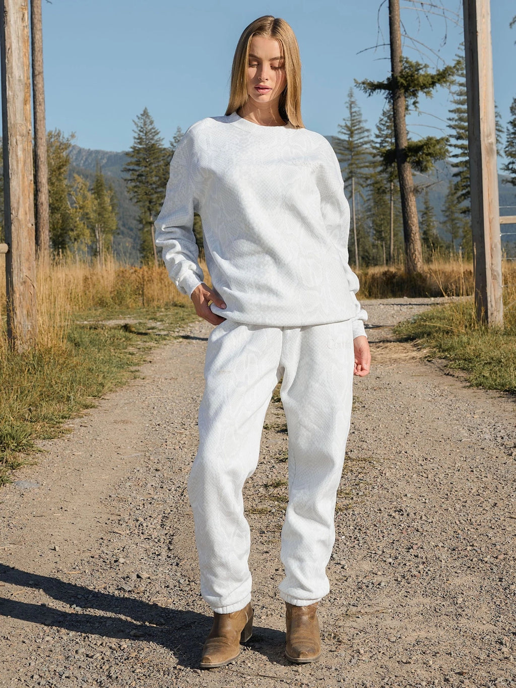 Jogger Sweatpants - Snow Snake