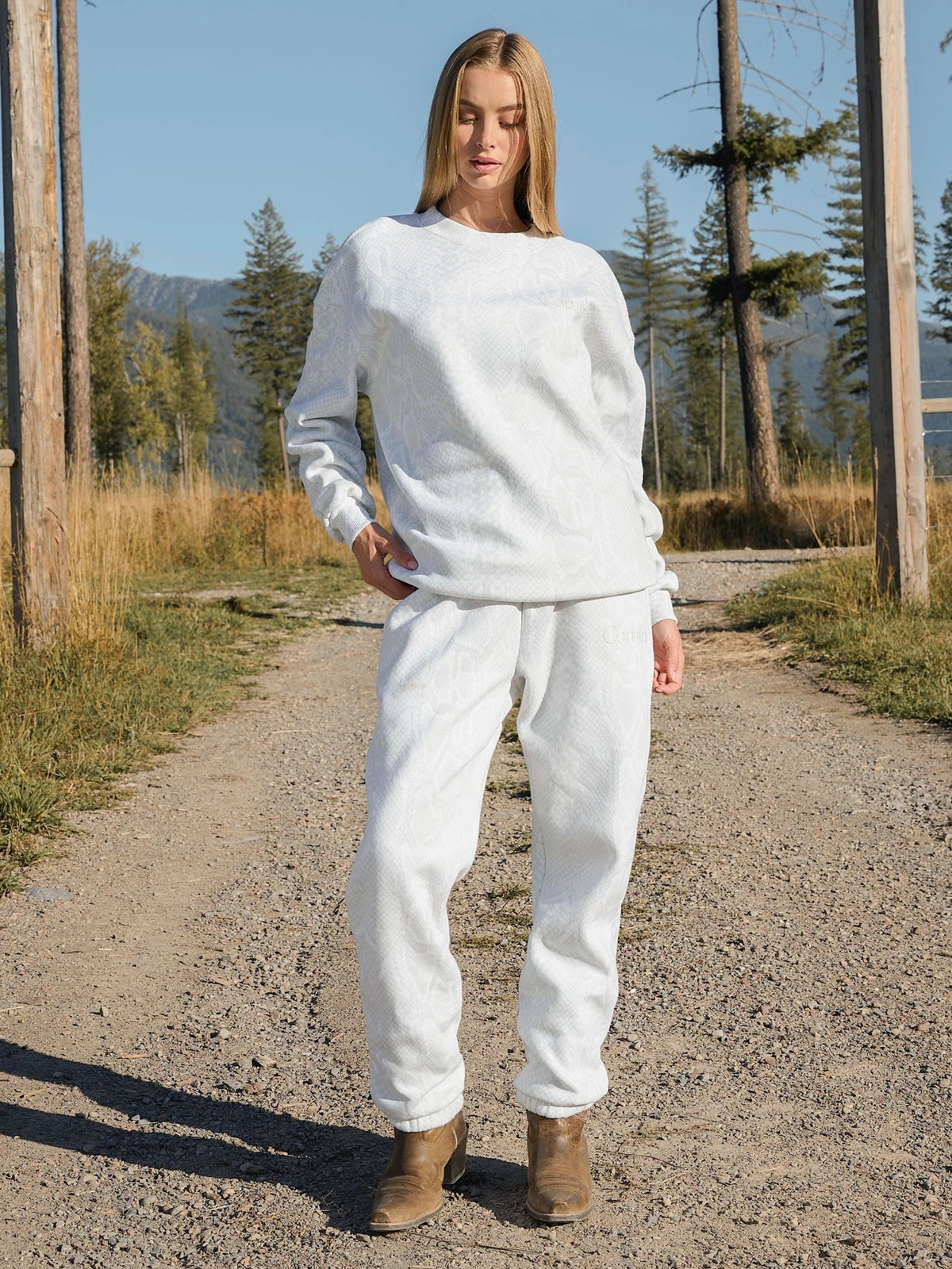 Jogger Sweatpants - Snow Snake