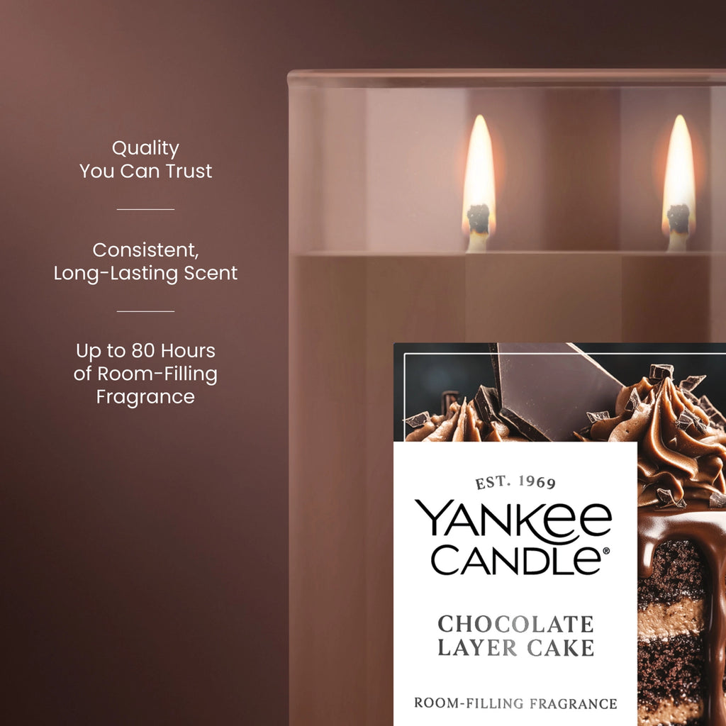 Large Tumbler Candle - Chocolate Cake