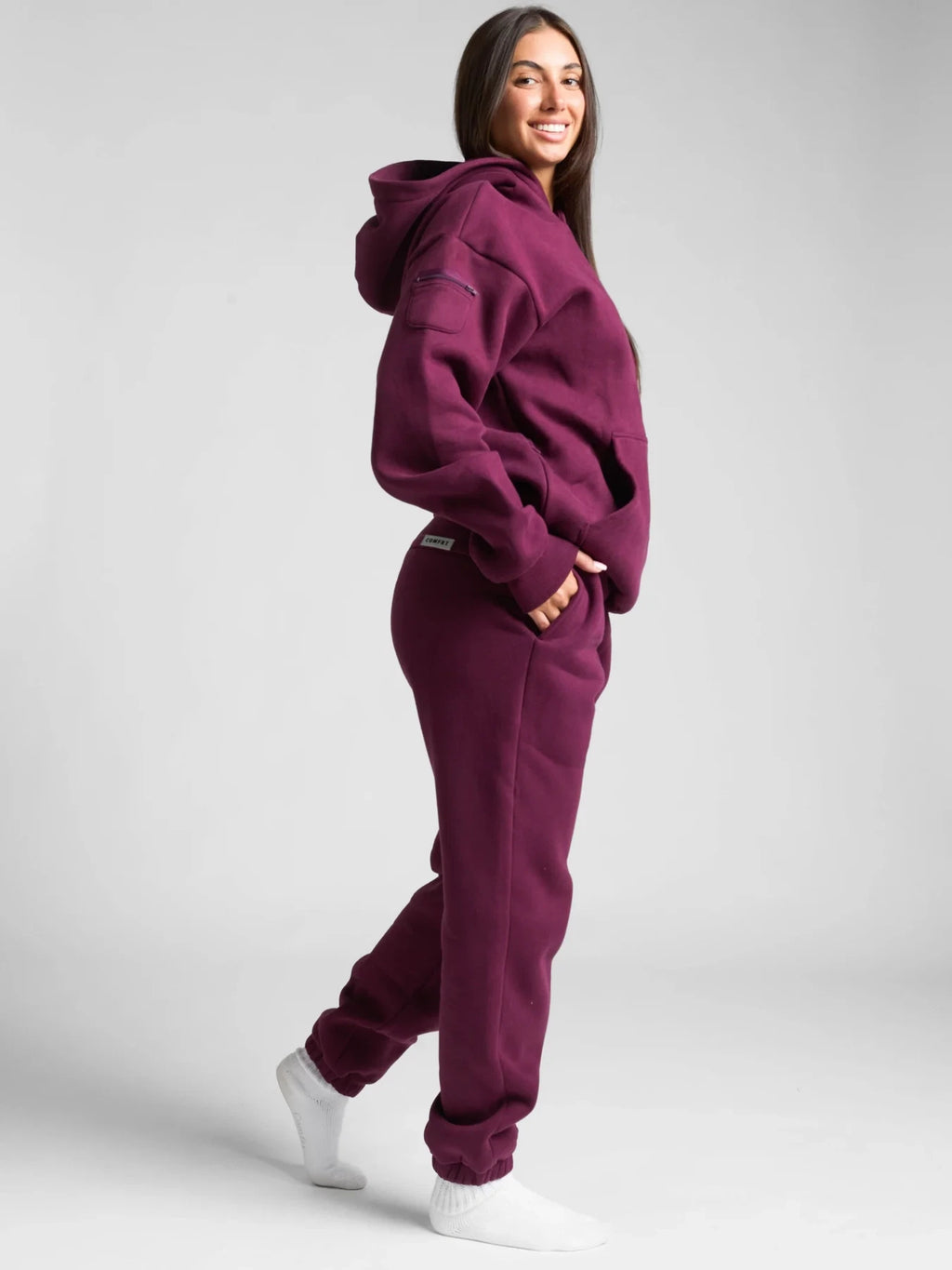 Pullover Hoodie - Plum