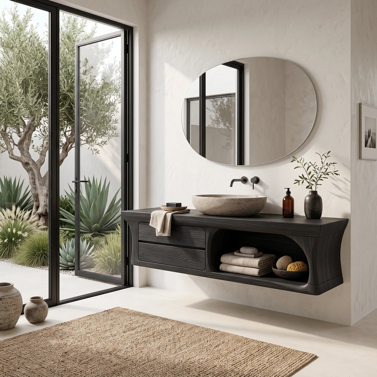 Luxury Floating Bathroom Vanity With Drawers For Contemporary Homes
