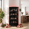 Handcrafted Xmas Corner Wine Cabinet Dining Room