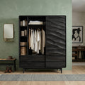 Contemporary Wardrobe With Drawers And Shelf For Bedroom