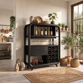 Organic Modern Wine Storage Cabinet Dining Room
