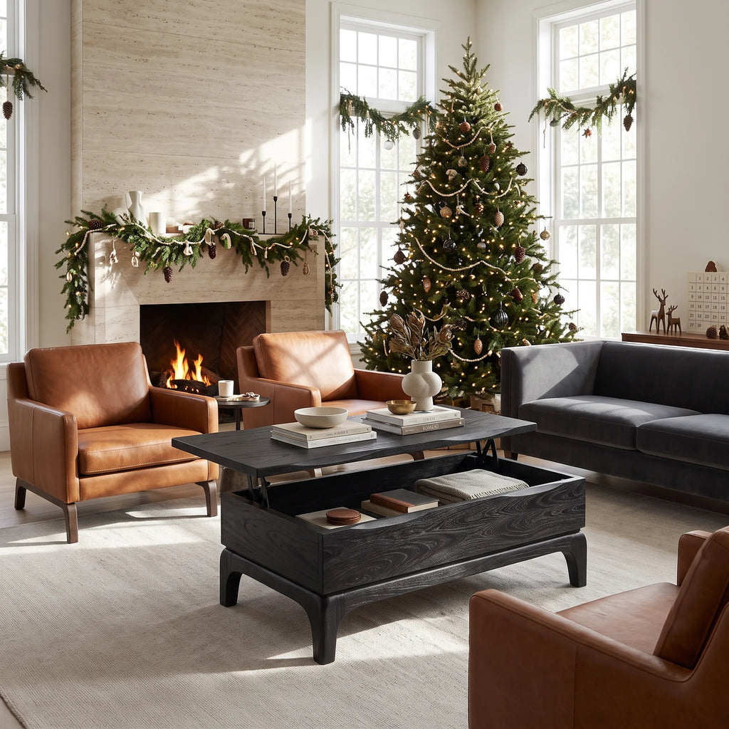 Handcrafted Christmas Coffee Table With Storage Holiday Home