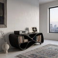 Contemporary Wooden Record Player Console For Living Room