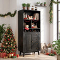 Mid Century Home Bar Cabinet Christmas Living Room