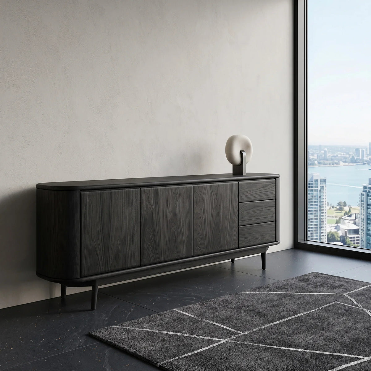Modern Storage Sideboard With Drawers For Home Office