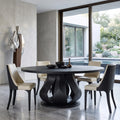 Modern Petal Base Round Dining Table For Dining Room