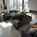 Organic Modern Lift Top Coffee Table Reading Lounge
