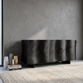 Contemporary Curved Sideboard For Foyer