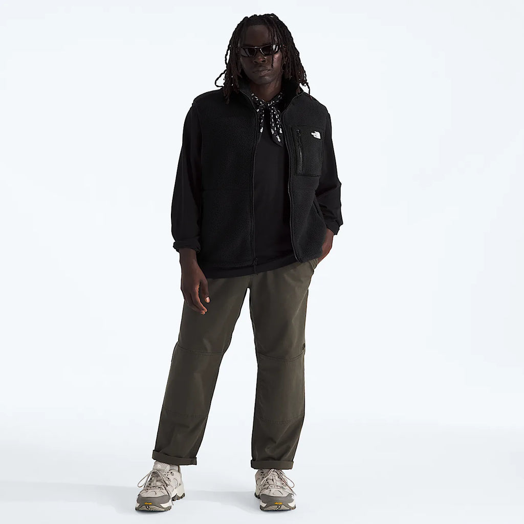 Men's Fleece Vest - Black