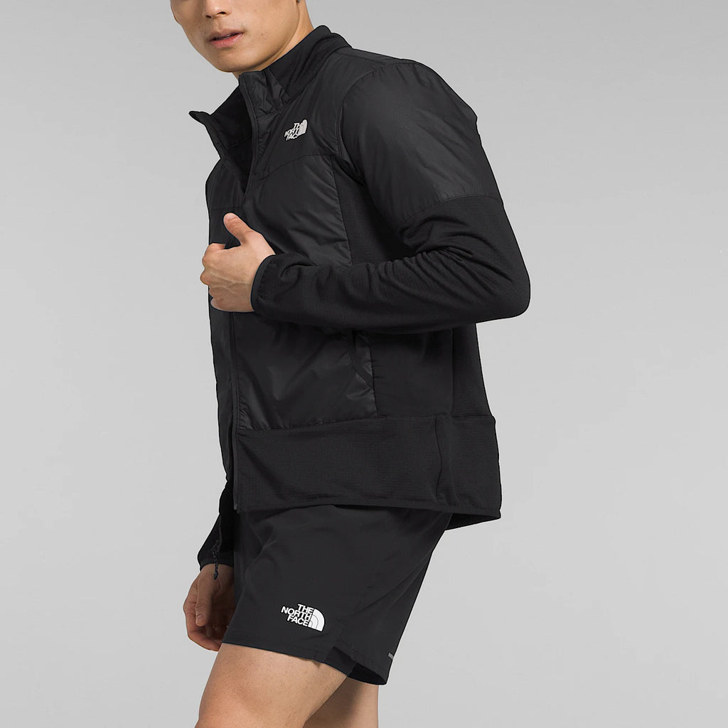 Men's Insulated Trail Running Jacket - Black