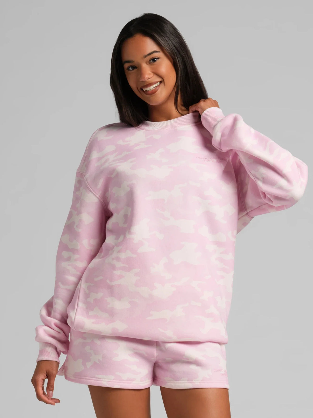 Crewneck Sweatshirt - Pastel Camo