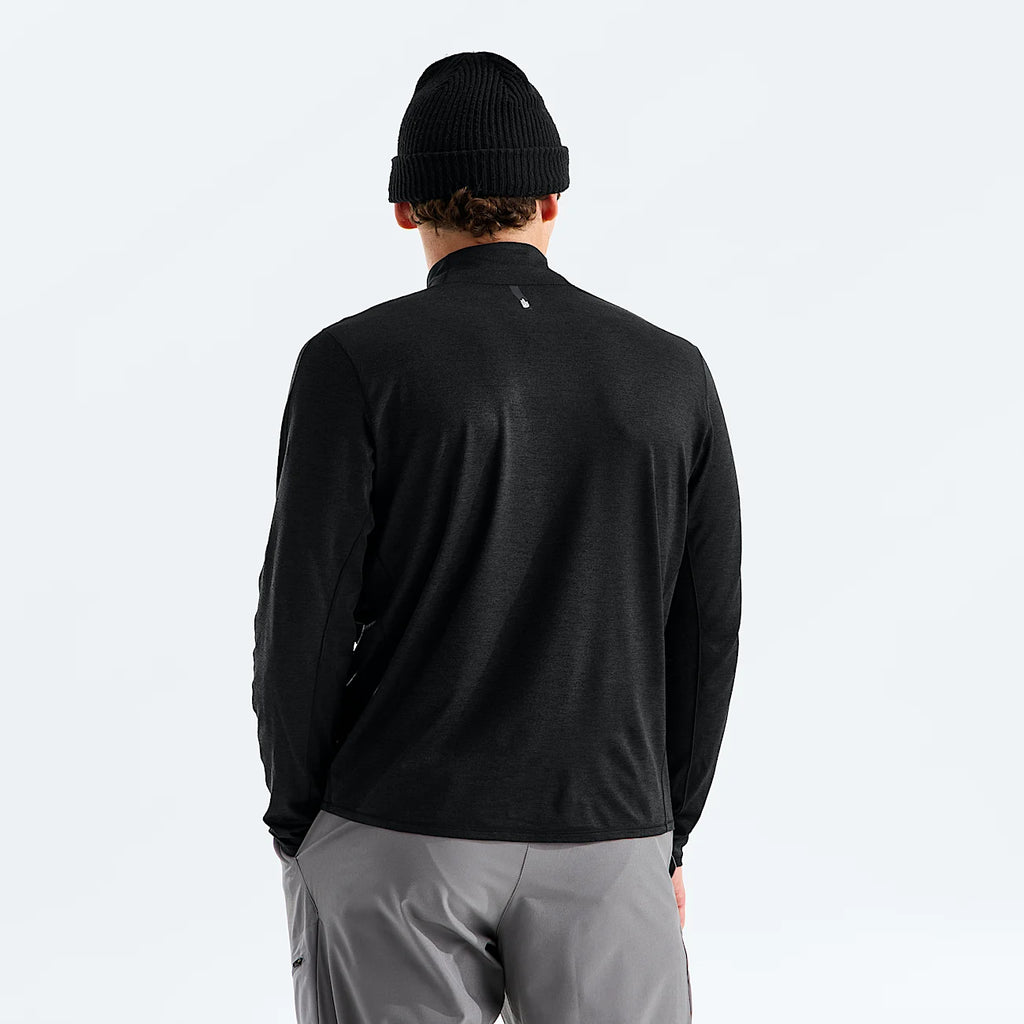 Men's Quarter-Zip Active Pullover - Black