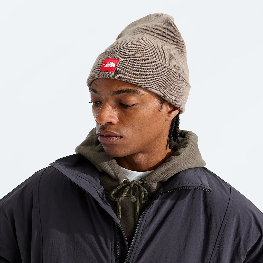 Knit Cuffed Beanie - Garnet