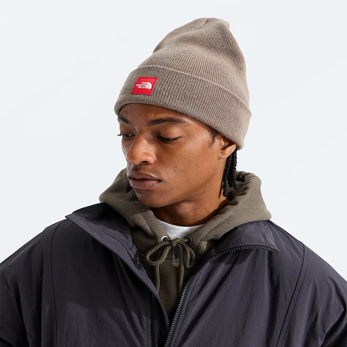 Knit Cuffed Beanie - Garnet