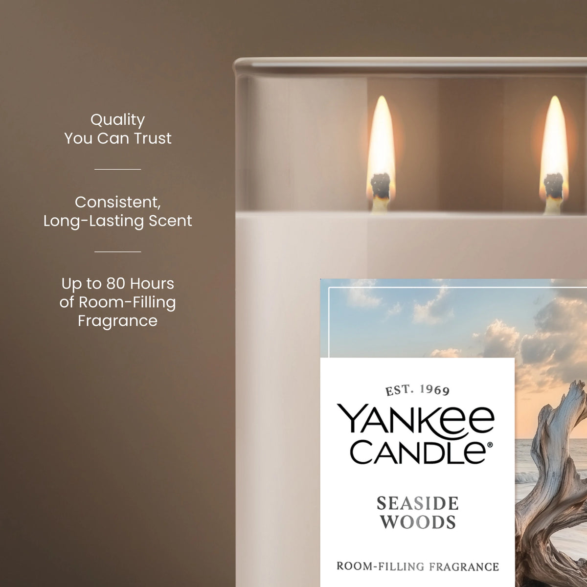 Large Tumbler Candle - Woody