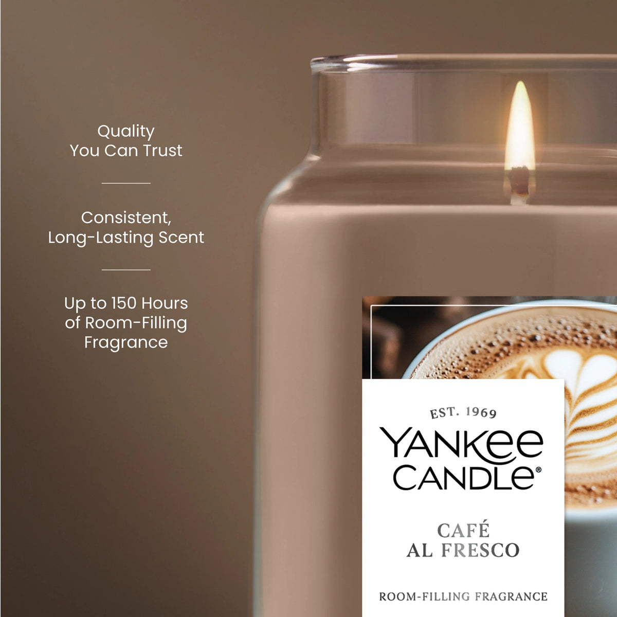 Large Sweet Coffee Jar Candle