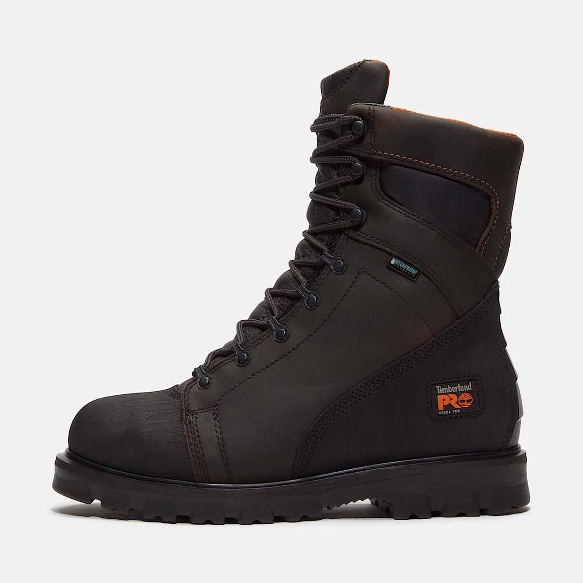 Men's 8-Inch Waterproof Steel Toe Work Boot