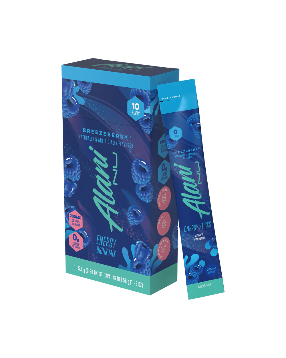 Energy Drink Mix Sticks - Breezeberry