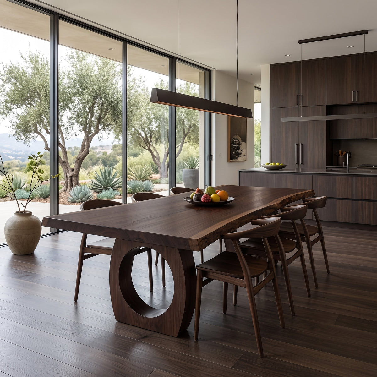 Modern Sculptural Dining Table For Dining Room Interior