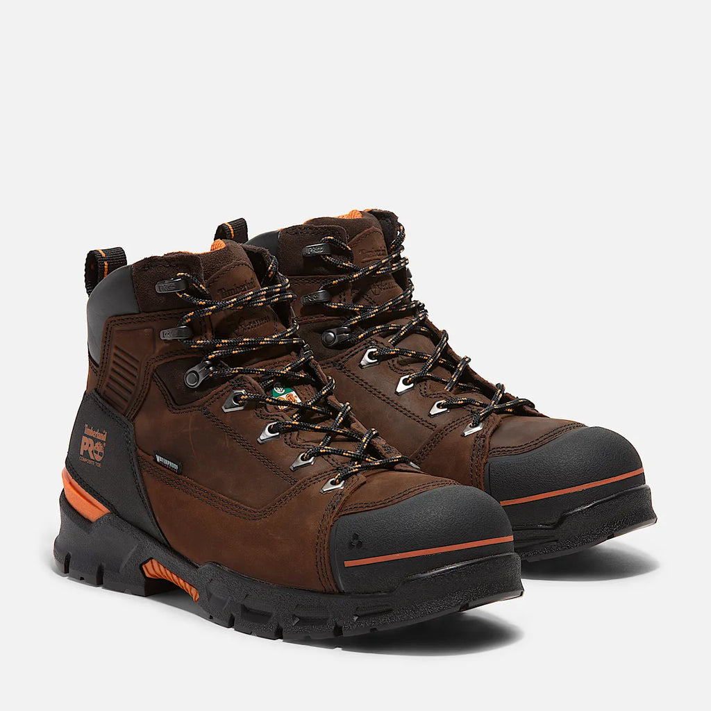 Men's 6-Inch Waterproof Composite Toe Work Boot