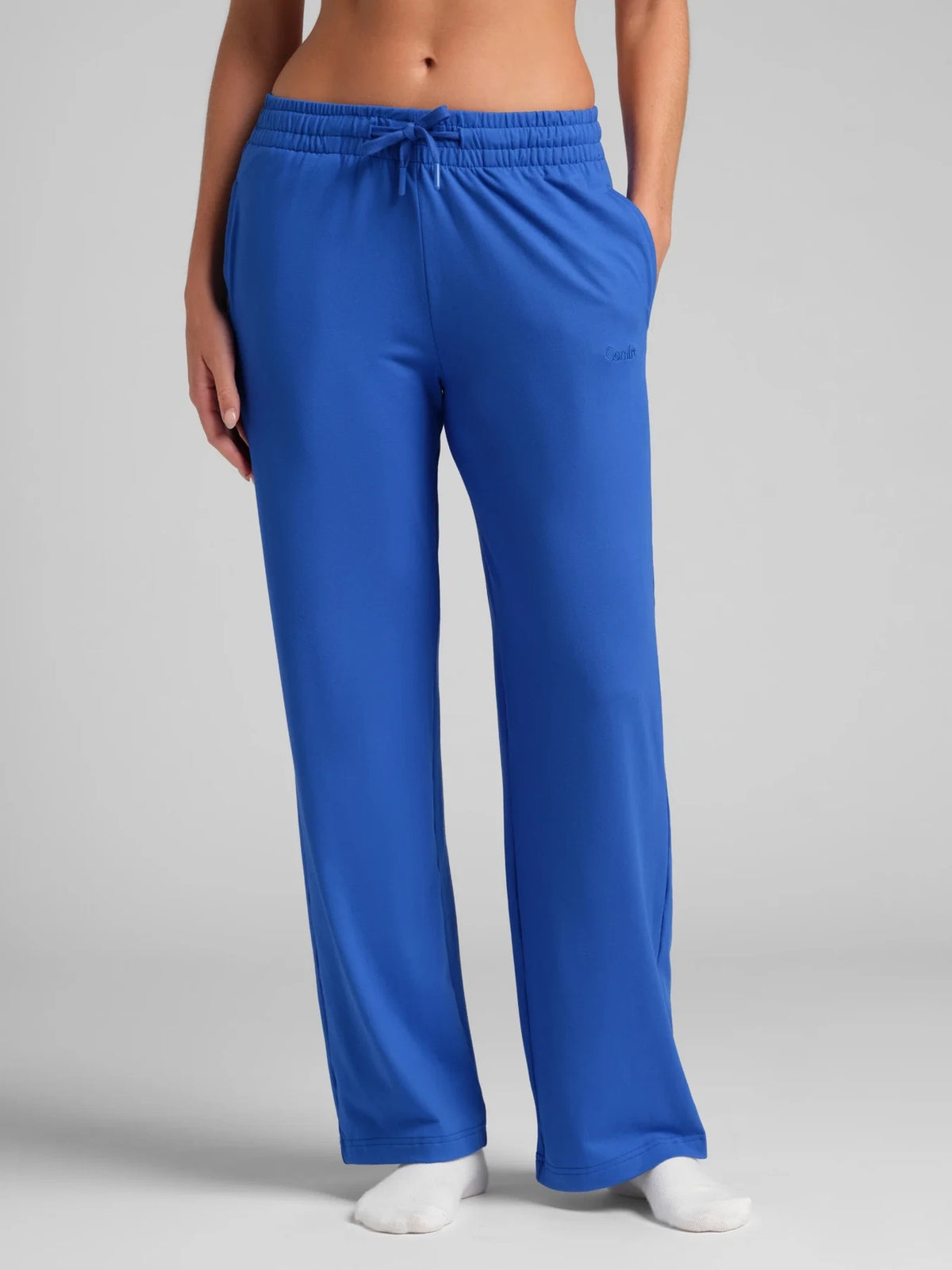 Jersey Straight-Leg Lounge Pants - Black